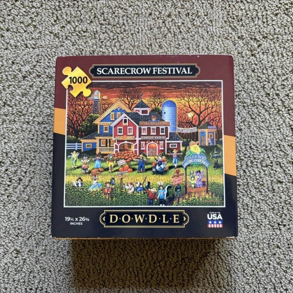 DOWDLE Puzzle, Scarecrow Festival, 1000 pieces